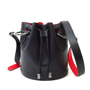 Christian Louboutin By My Side Leather Handbag Black